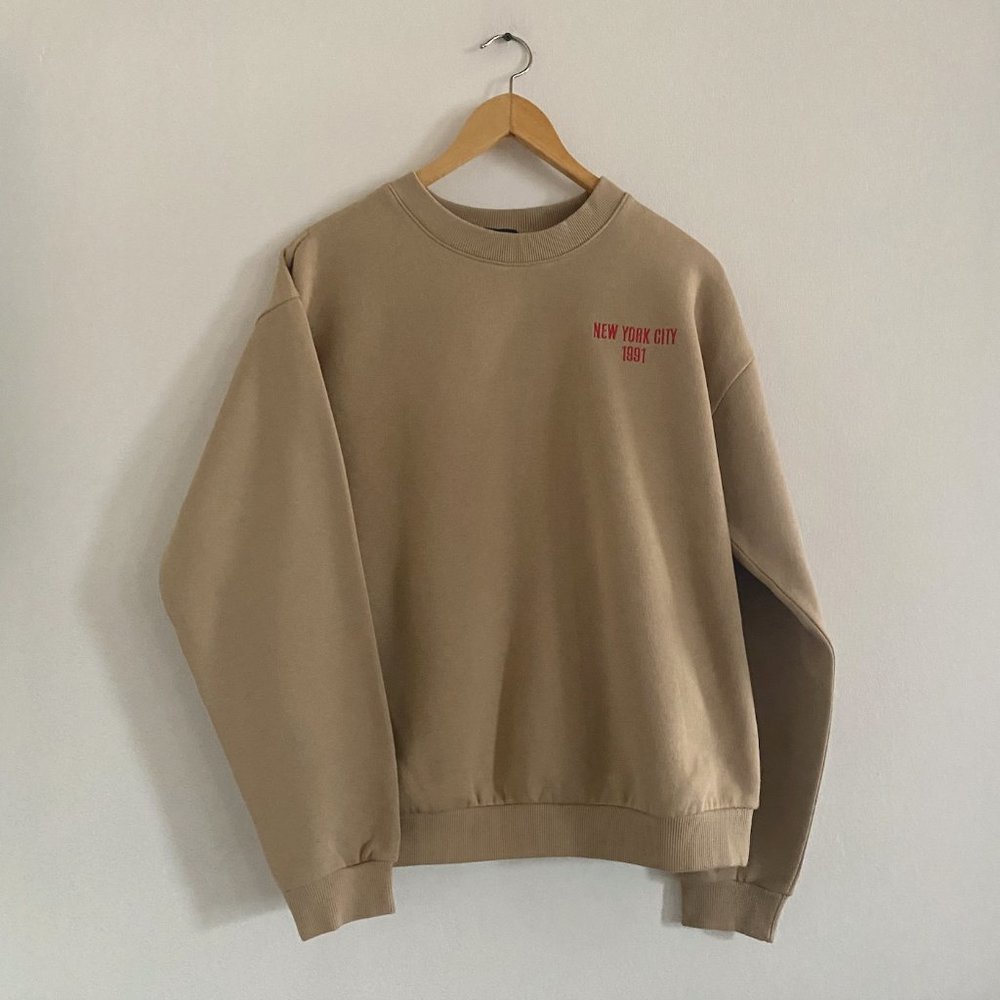 Women's Retro/Vintage Style New York City 1991 Crewneck, Medium